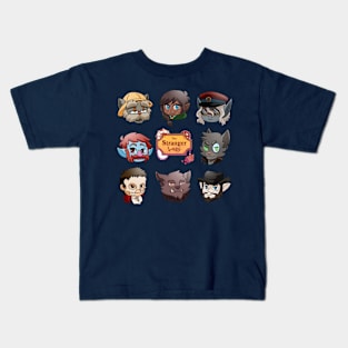 The Whole Chibi Crew Kids T-Shirt